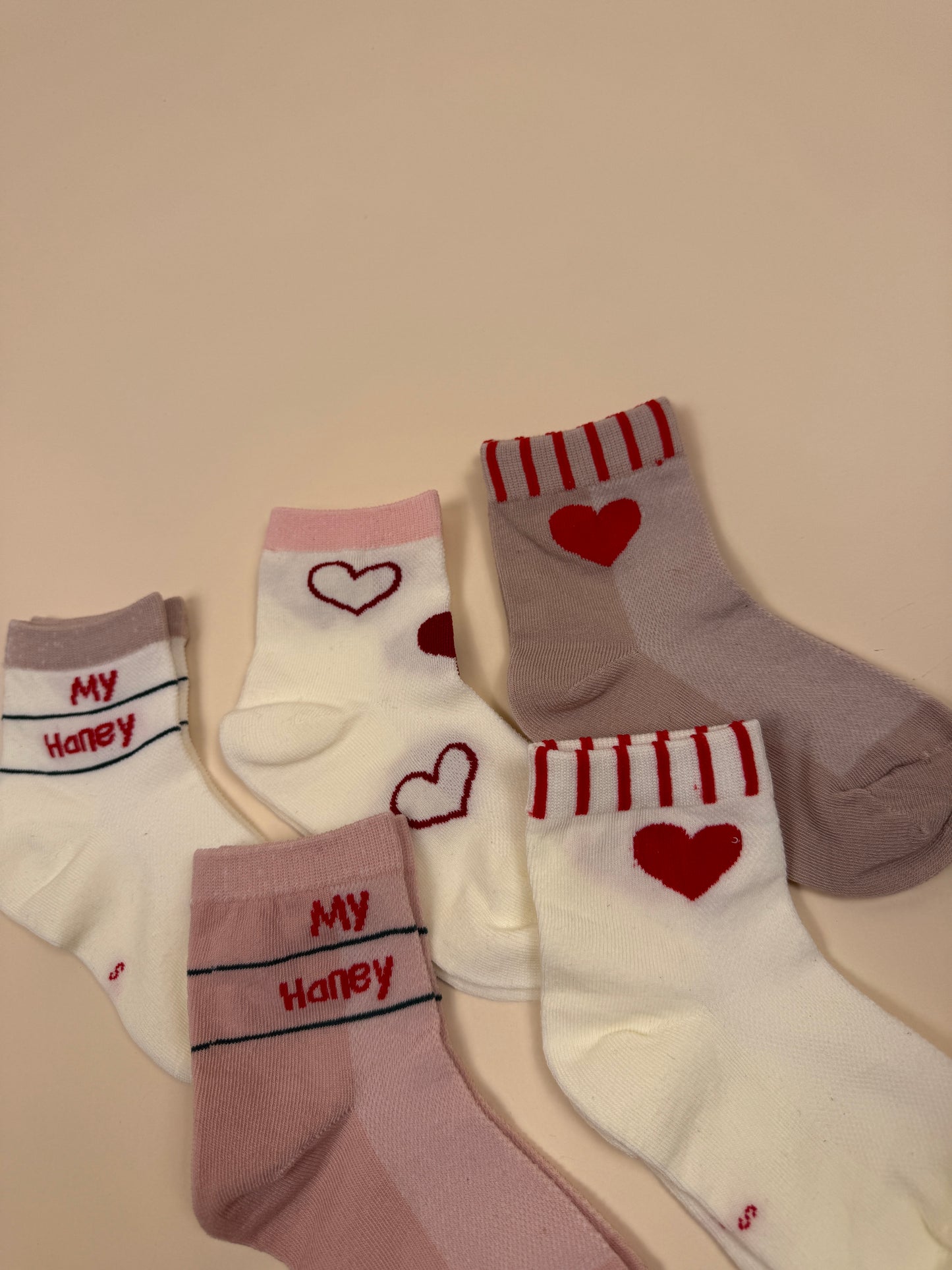 SOCKS| honey heart