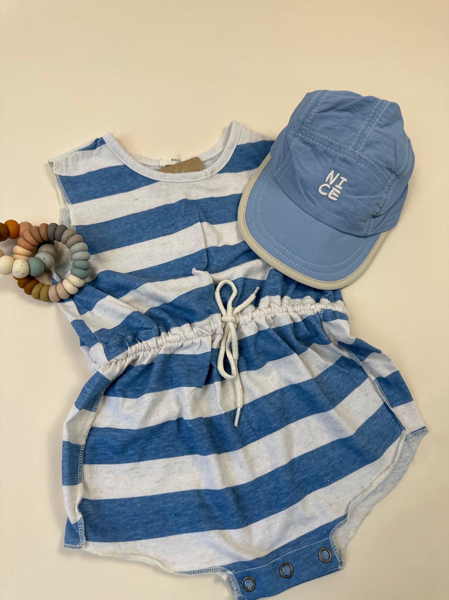 ROMPER| stripes sailor