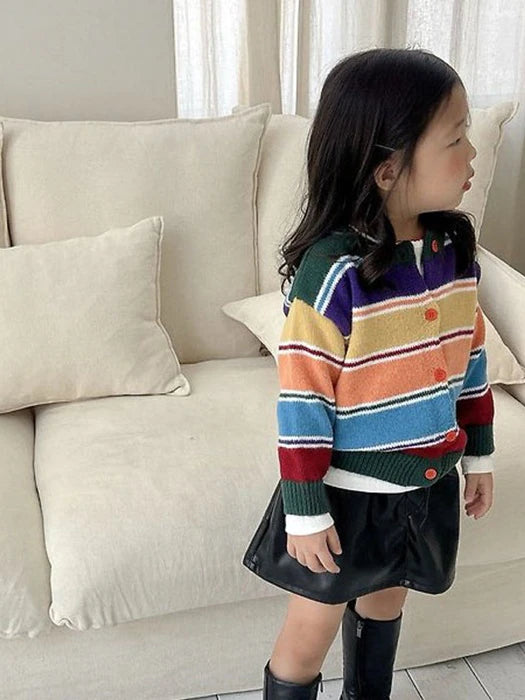 CARDIGAN | Colorful Stripes