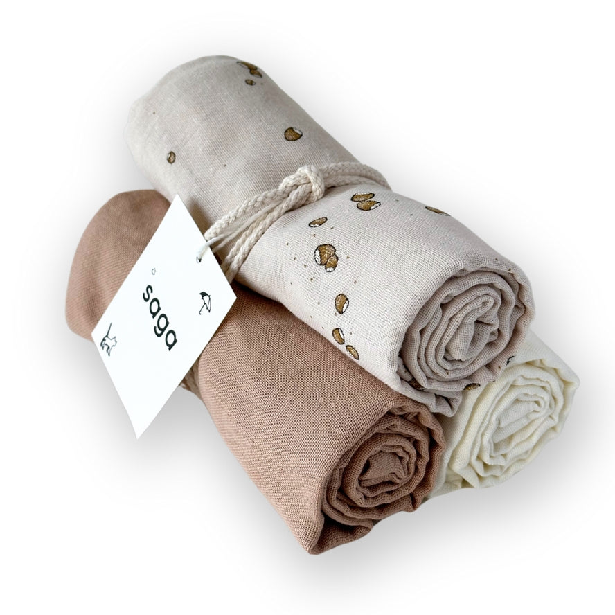 SWADDLE CLOTH SET| nuts