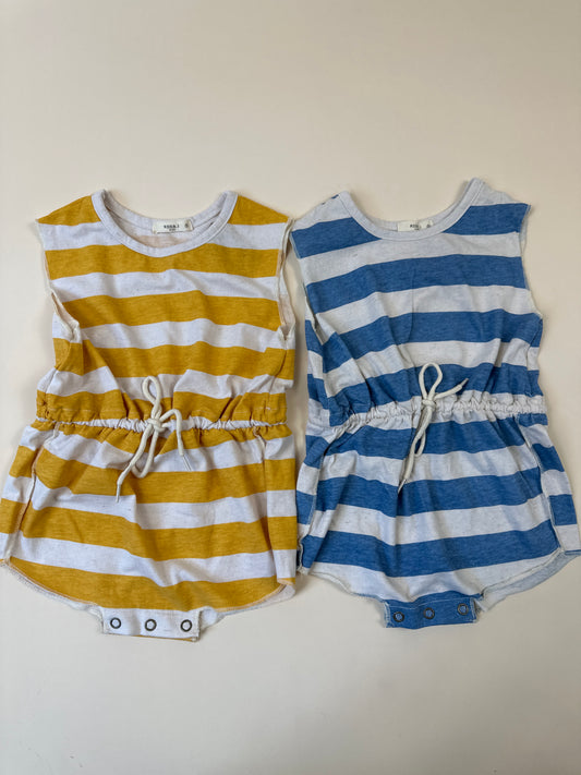 ROMPER| stripes sailor