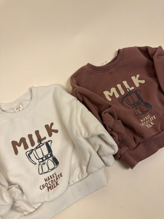 SWEATSHIRT| milk