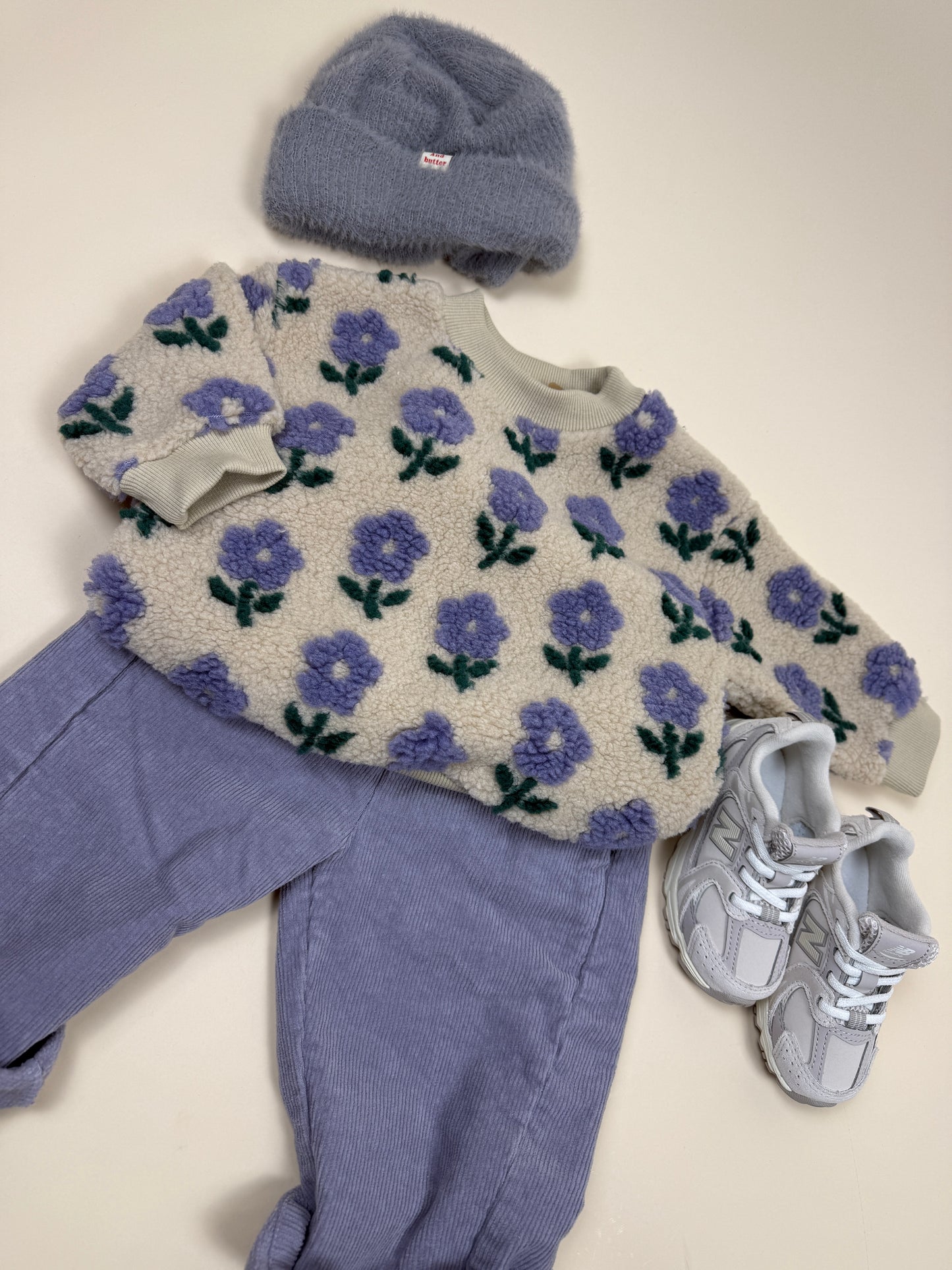 SWEATSHIRT| flower teddy