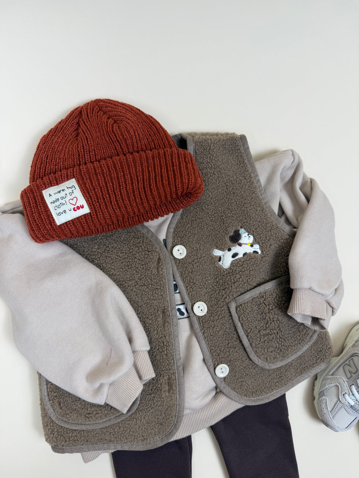 VEST | Dog Bouclé