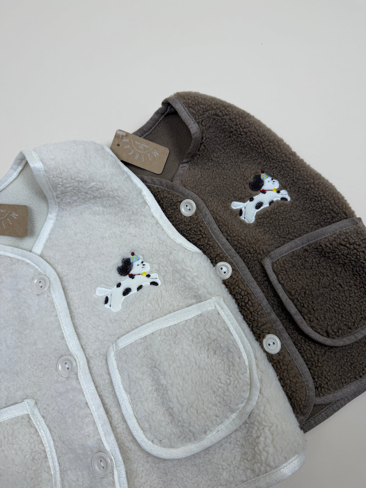 VEST | Dog Bouclé