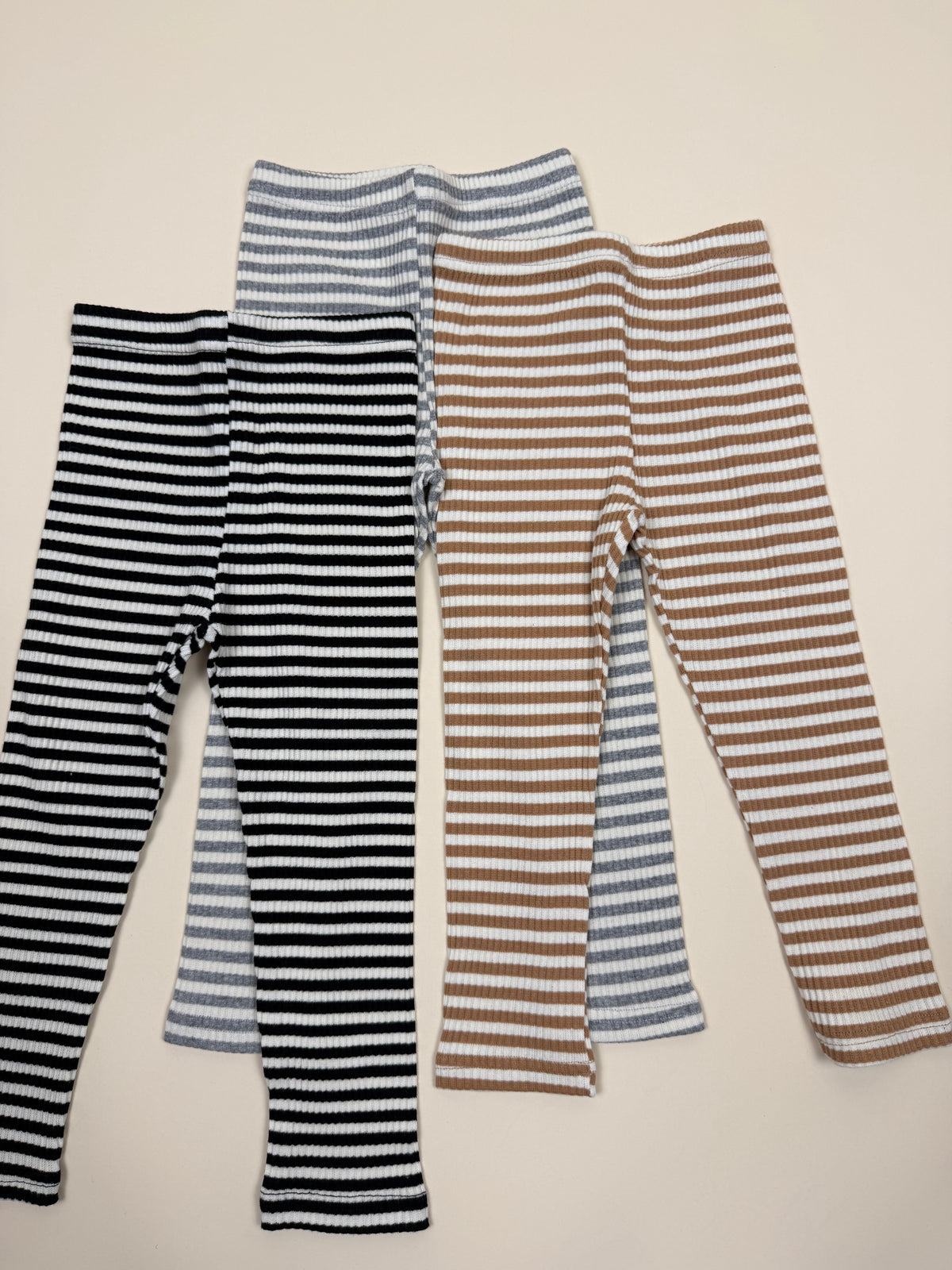 LEGGINGS | Striped Ribbed