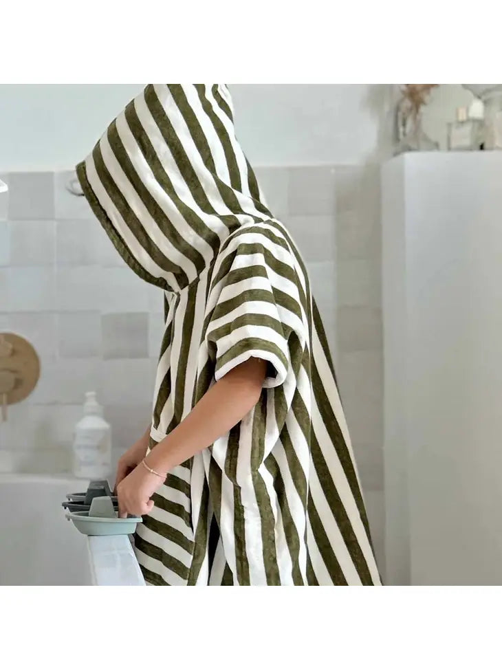 Stripes Bath Poncho