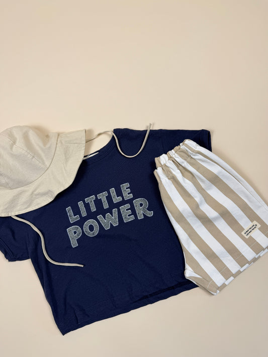 SHORTS | Beige Stripe Summer
