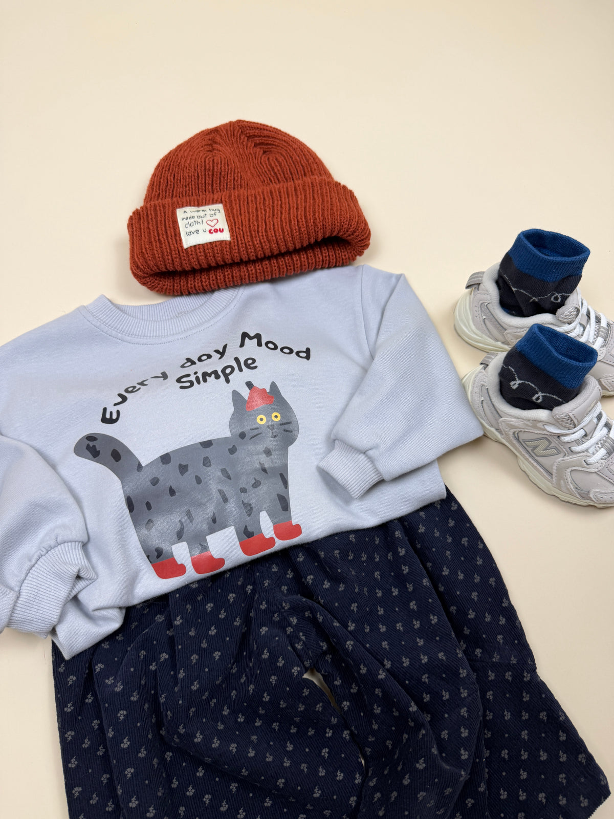 SWEATSHIRT | Gray Cat