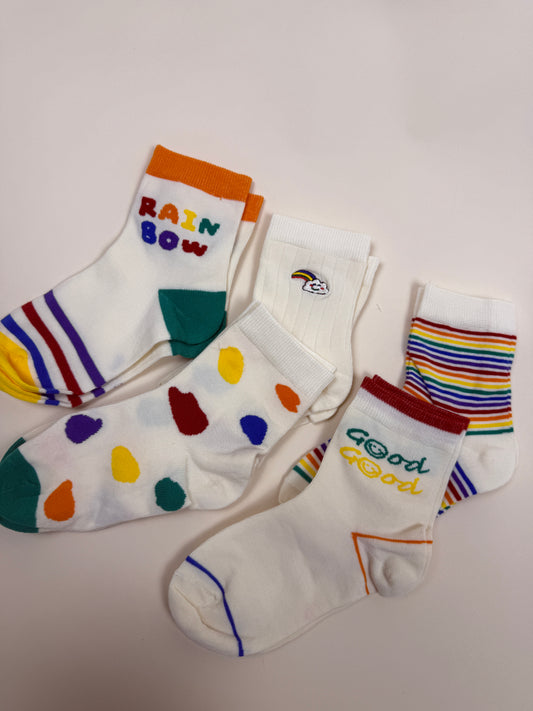 SOCKS | rainbow 5 PACK