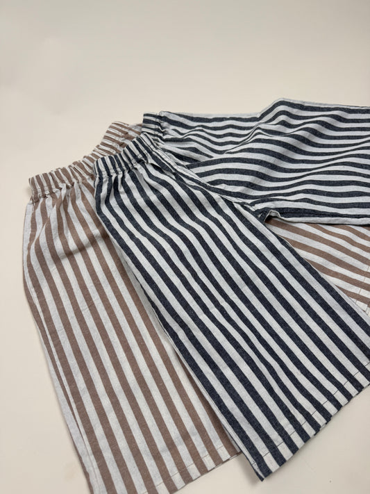 PANTS | wide stripe lounge