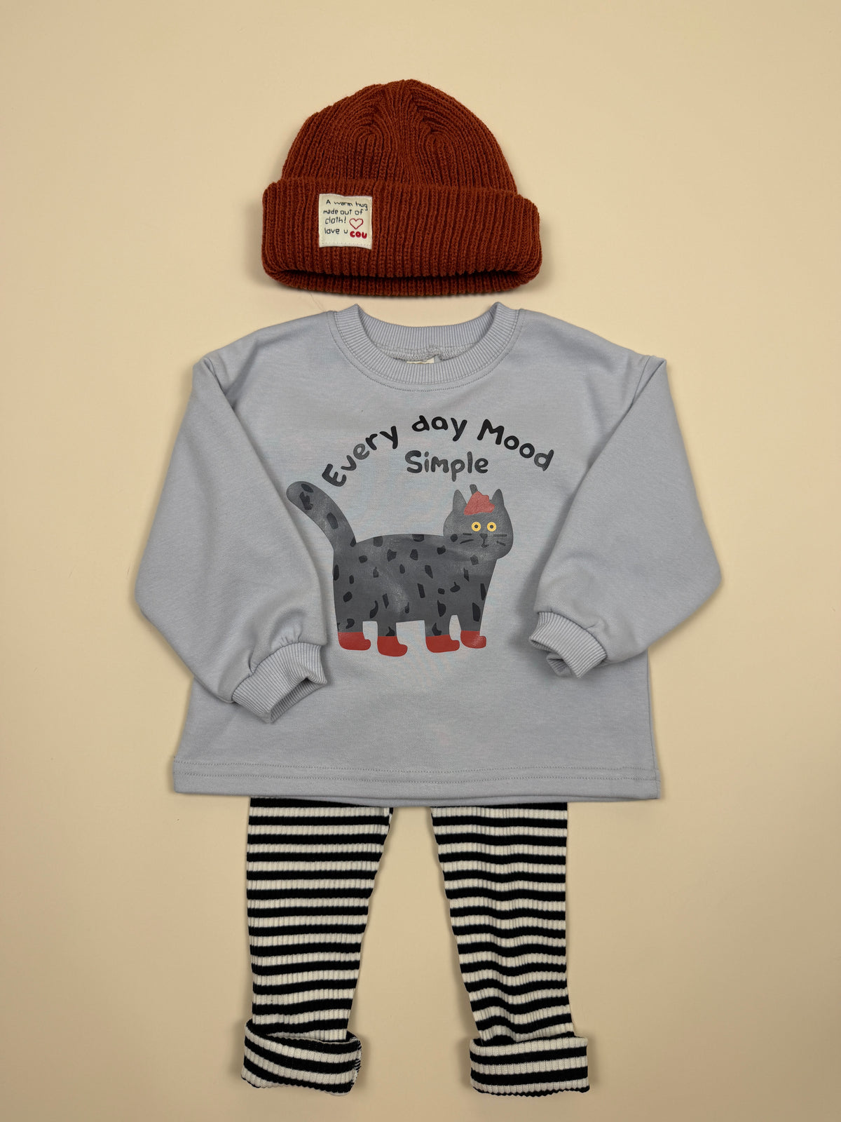 SWEATSHIRT | Gray Cat