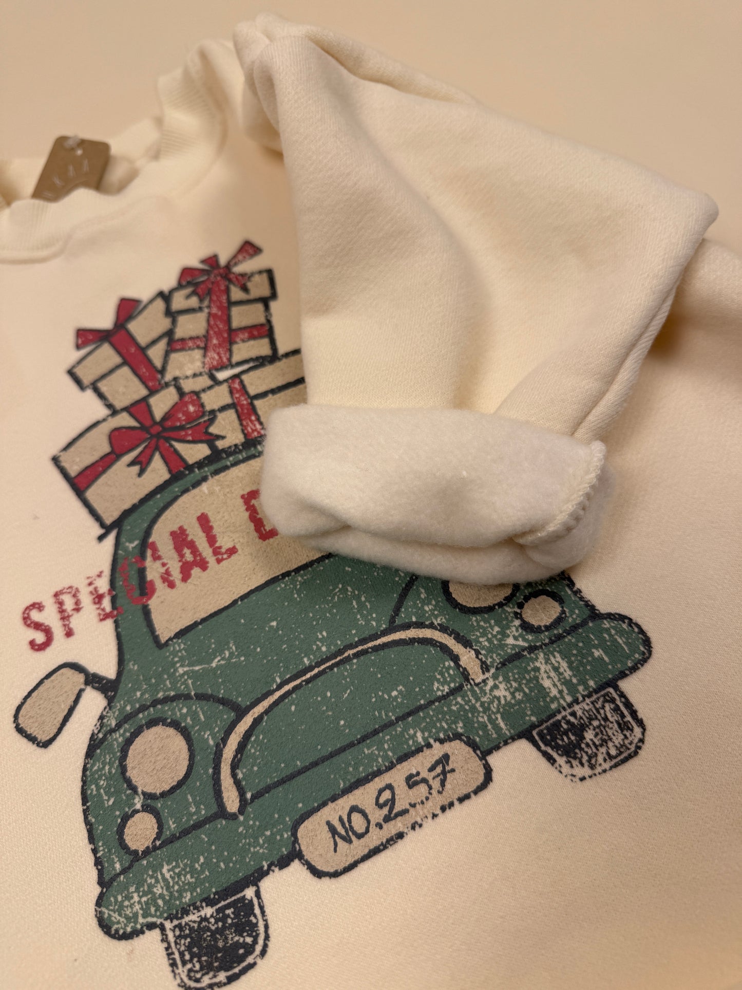 SWEATSHIRT| car delivery