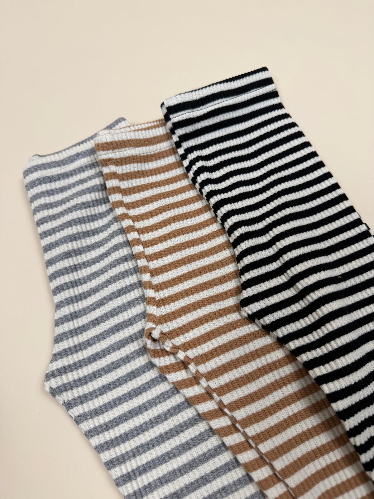 LEGGINGS | Striped Ribbed
