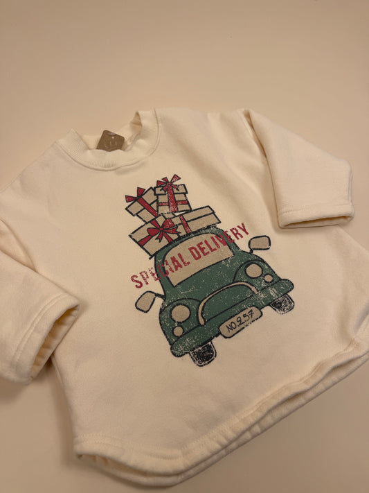 SWEATSHIRT| car delivery