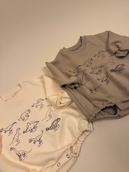 ROMPER | winter dino