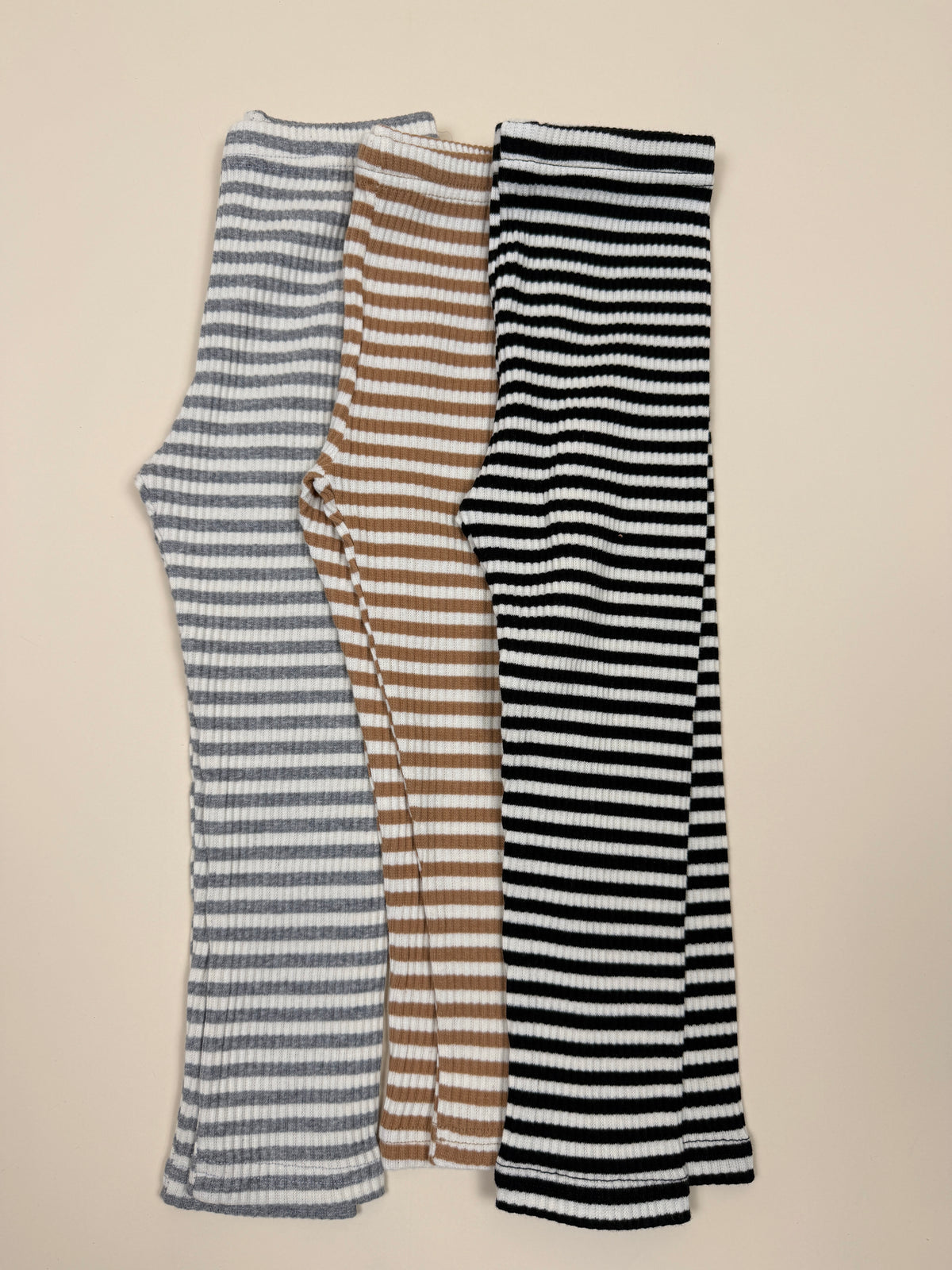 LEGGINGS | Striped Ribbed