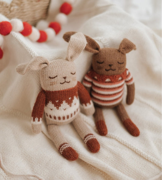 BUNNNY KNIT TOY | sienna jacquard sweater