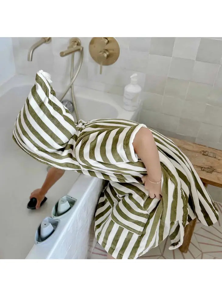 Stripes Bath Poncho