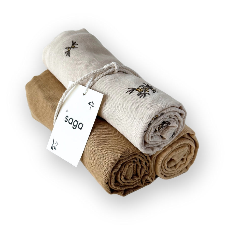 SWADDLE CLOTH SET| olives
