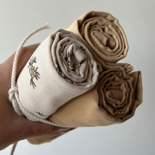 SWADDLE CLOTH SET| olives